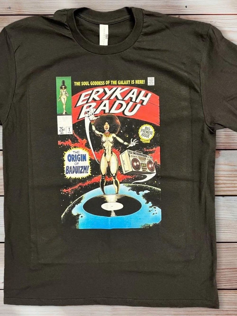 Erykah Badu Graphic Short-Sleeve Tee - Black